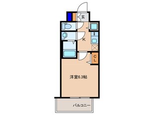 ゼオン大阪EAST(1010)の物件間取画像